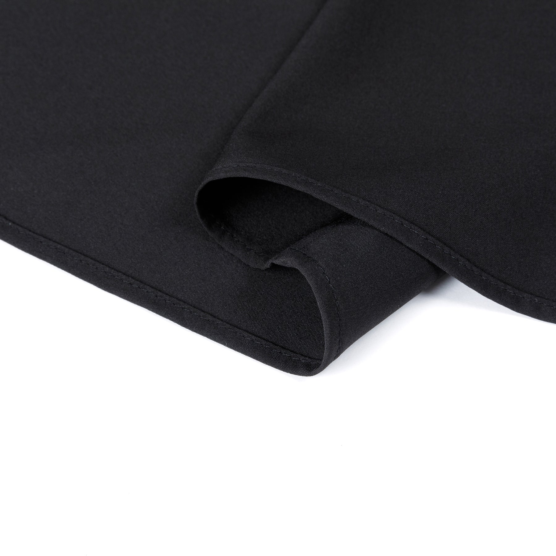Men's Solid Square Neck Fitted Business Long-Sleeved Shirt Pink