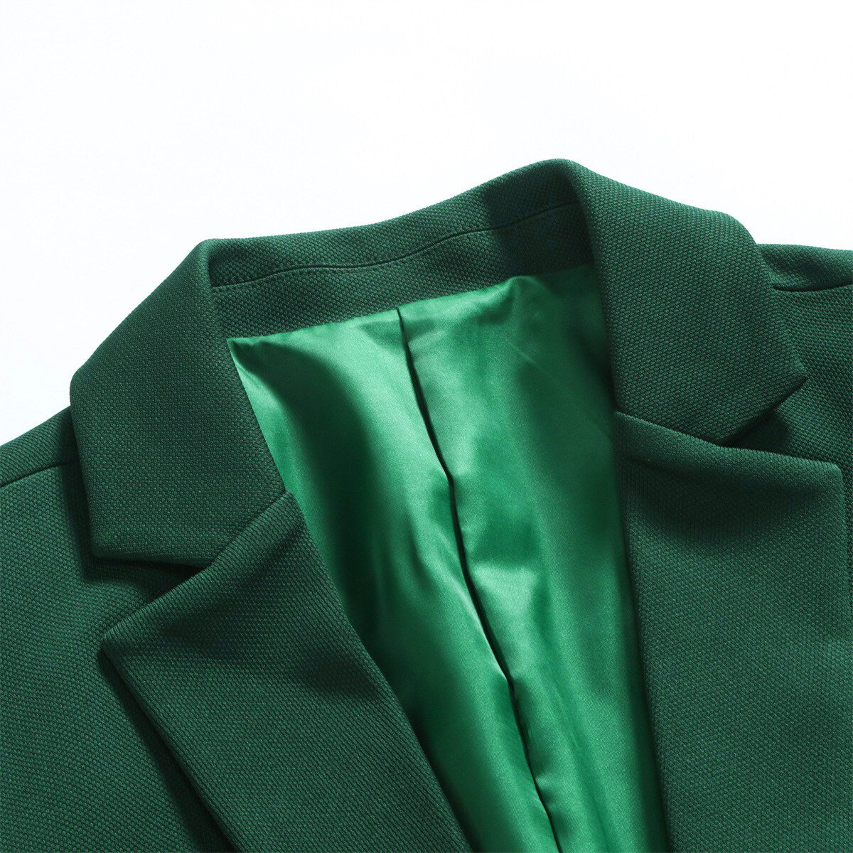 Men's Suit Jacket Slim Fit Coat Business Daily Blazer Green - Cloudstyle