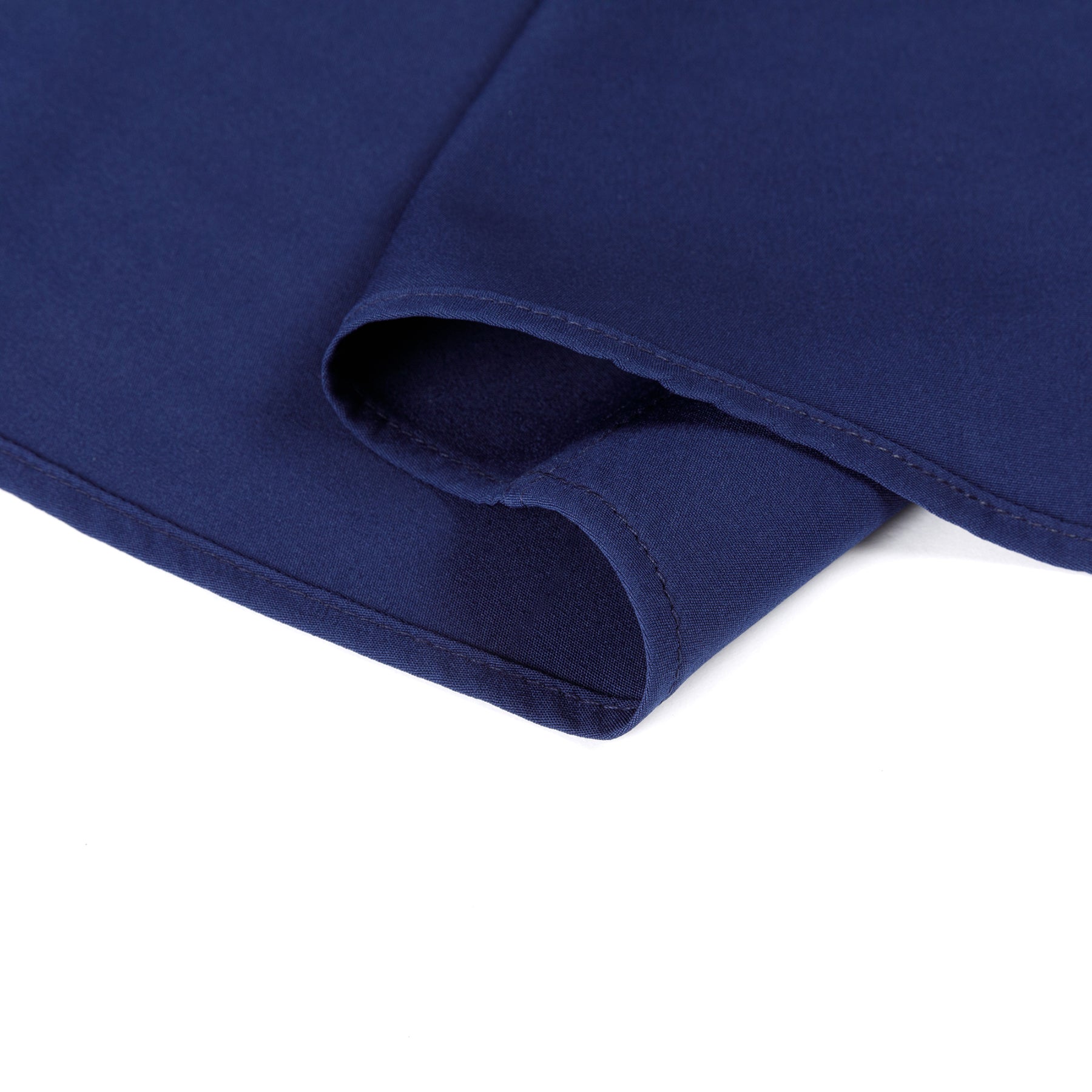 Men's Solid Square Neck Fitted Business Long-Sleeved Shirt WHOLESALE - Cloudstyle