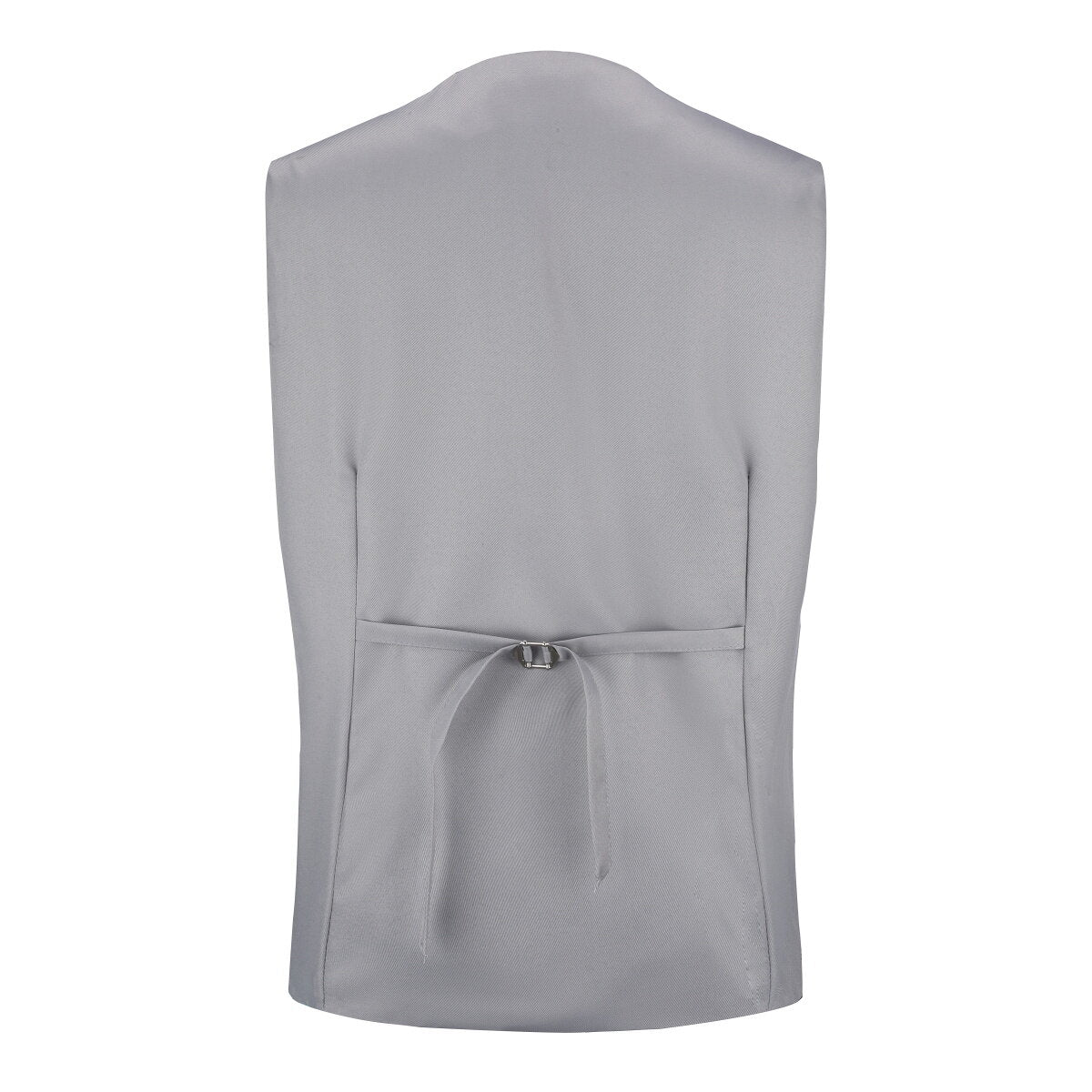 Slim Fit Solid Color Fashion Vest Grey - Cloudstyle