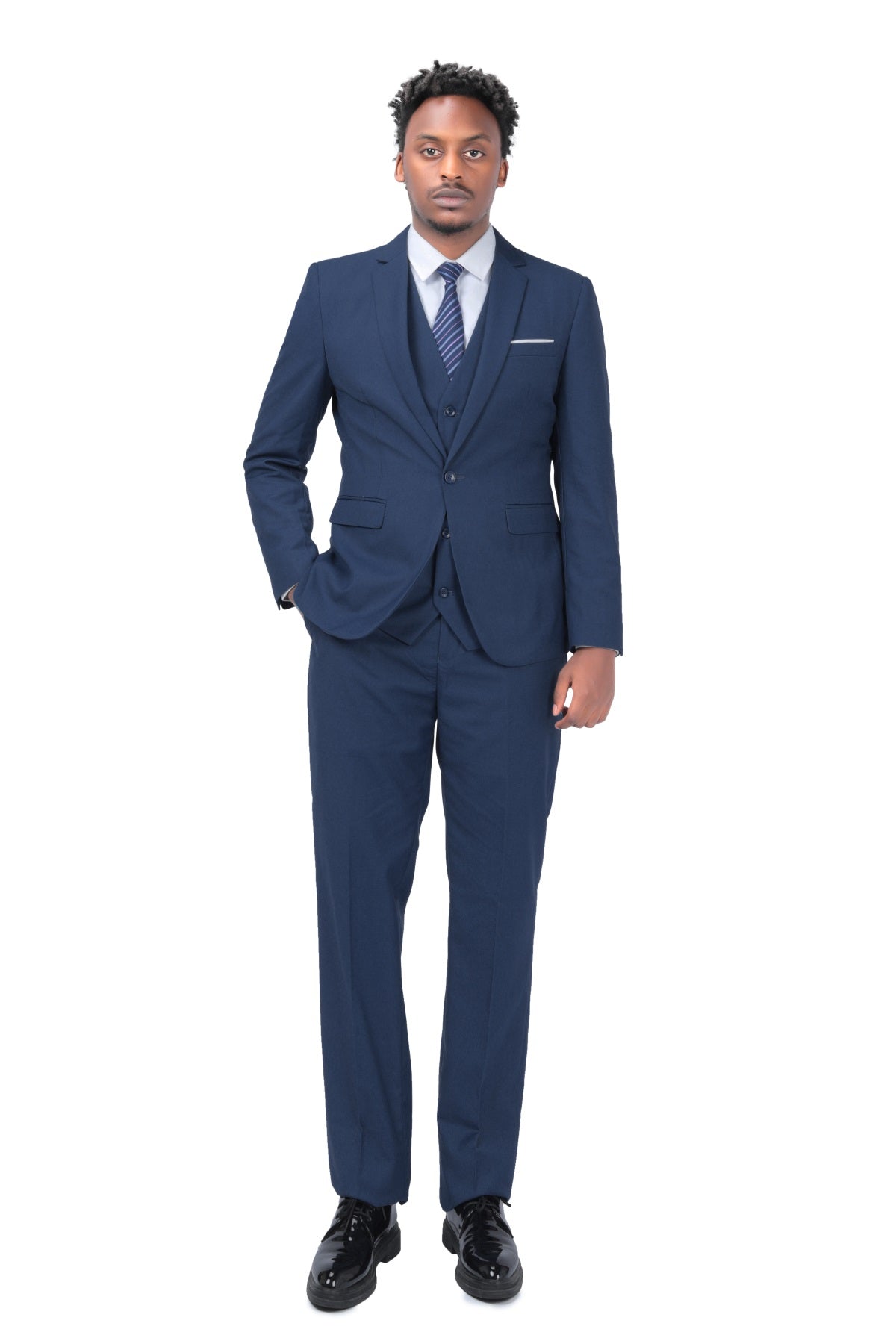 Navy Casual Blazer Slim Fit Business Blazer