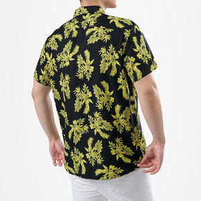 Print Black Shirt Summer Shirt