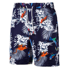 Relaxed Fit Multi-Pockets Cargo Shorts DarkBlue