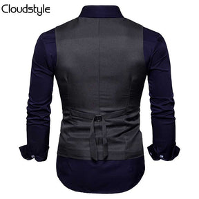 Slim Fit Durable Casual Vest DimGrey