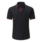 Black Series Polos Turn-Down Collar Shirt