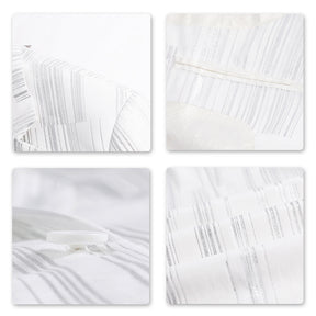 Silver Stripe Shiny Jacket Casual White Blazer Soft Velvet Fabric