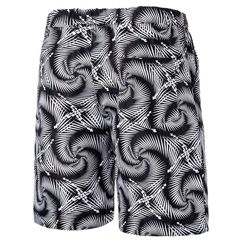 Relaxed Fit Multi-Pockets Cargo Shorts Black