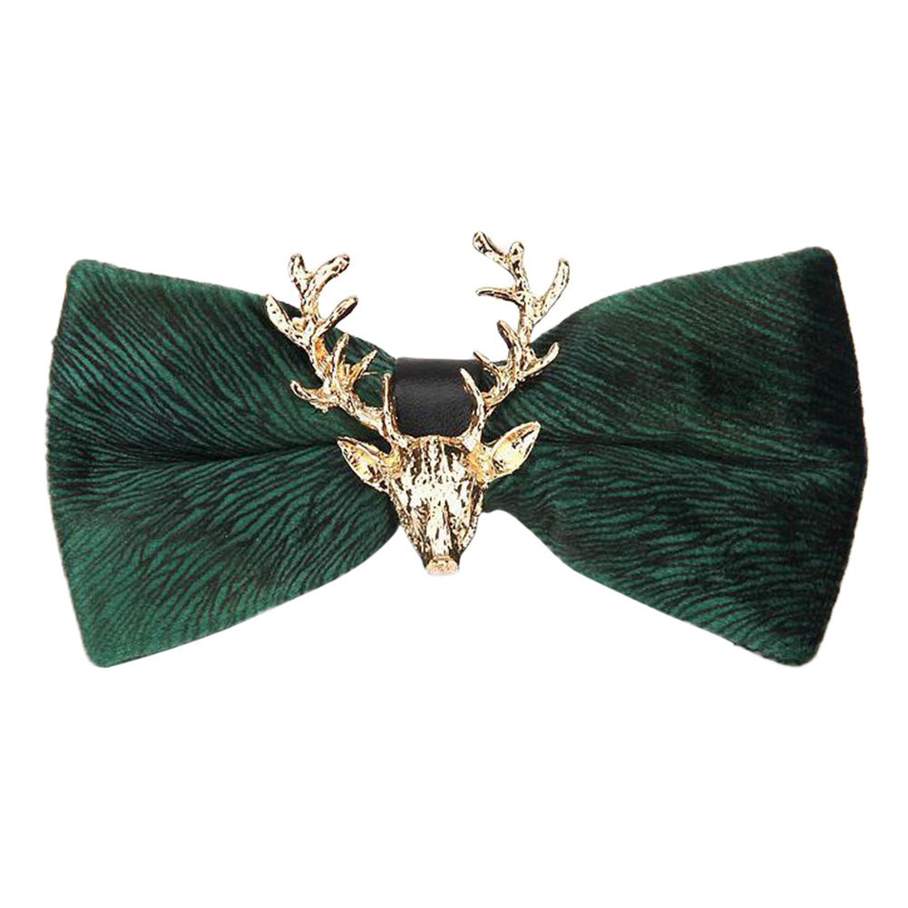 Reindeer Christmas Holiday Bow Tie 9 Colors - Cloudstyle