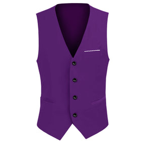 Slim Fit Fashion Solid Vest 13 Colors