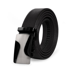 Electroplated Curve Shape Automatic Buckle Belt 4 Colors
