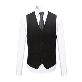 Black 3-Piece Suit Slim Fit Two Button Suit