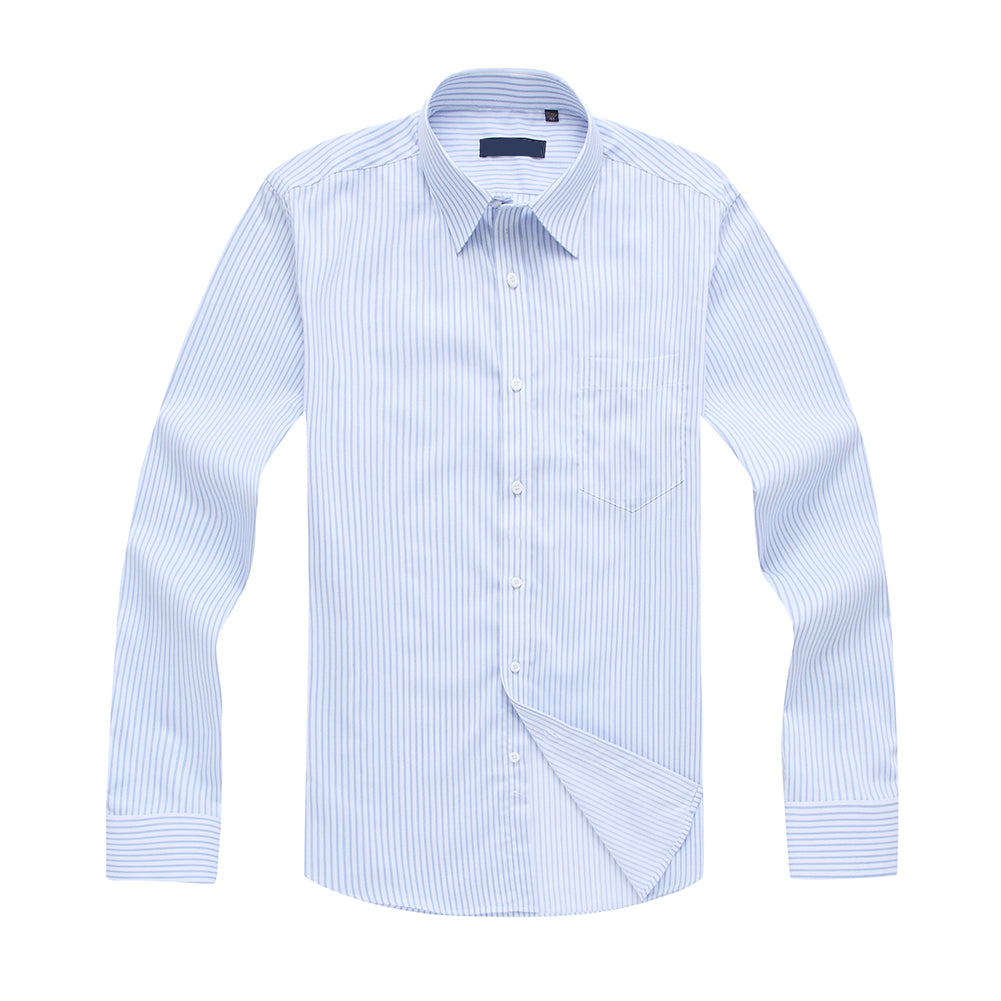 Slim Fit Pinstripe Shirt White