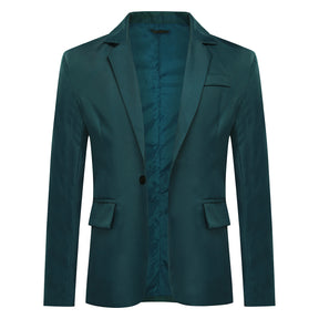 Men's Slim Fit Casual Blazer Jacket DarkGreen
