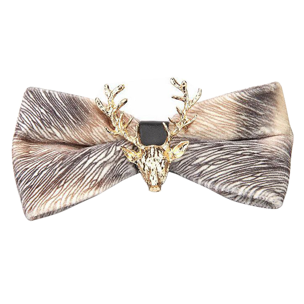 Reindeer Christmas Holiday Bow Tie 9 Colors - Cloudstyle