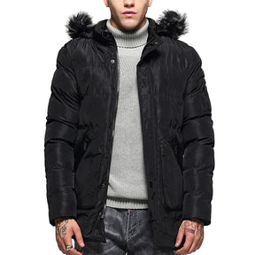 Hood Removable Faux Fur Coat 4 Colors - Cloudstyle
