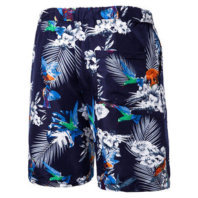 Relaxed Fit Multi-Pockets Cargo Shorts DarkBlue