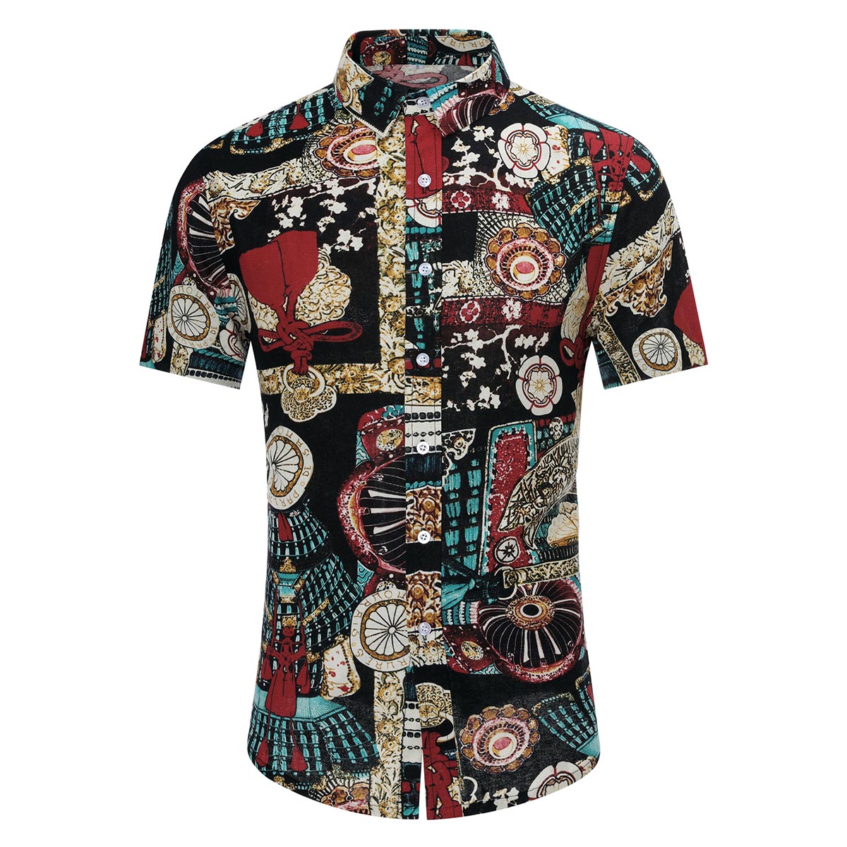 2-Piece Funny Printed Hawaii Summer Suit