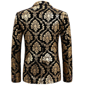 Modern Fit Paisley Floral Blazer 4 Colors - Cloudstyle