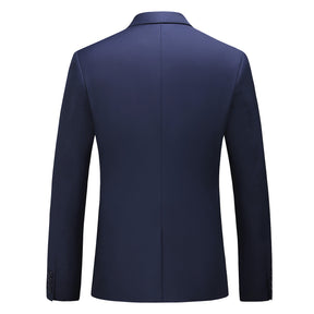 Fashion Jakcket One Button Casual Blazer Navy