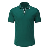 Green Series Polos Turn-Down Collar Shirt