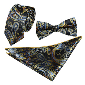 3-Piece Print Bow Tie Set 5 Colors