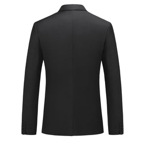 Fashion Jakcket One Button Casual Blazer Black