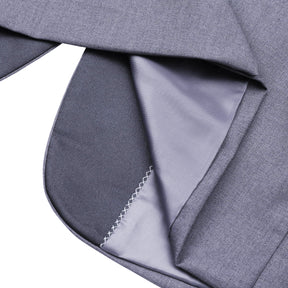 Slim Fit One Button Casual Light Grey 3-Piece Suit