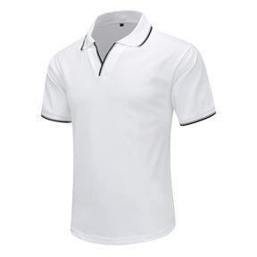 White Series Polos Turn-Down Collar Shirt