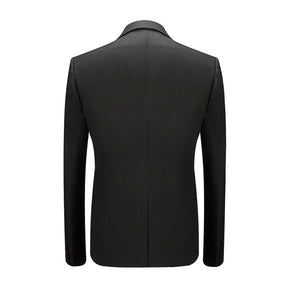 Black 3-Piece Suit Slim Fit Two Button Suit