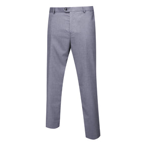 Slim Fit One Button Casual Light Grey 3-Piece Suit