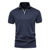Navy Series Polos Turn-Down Collar Shirt