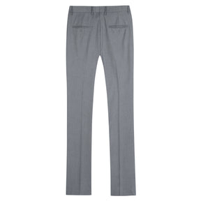 Mens 2-Piece Slim Fit Two Button Light Grey Suit