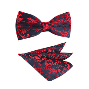 Paisley Skinny Bow Tie Set 13 Styles - Cloudstyle