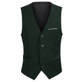 Slim Fit Fashion Solid Vest 13 Colors