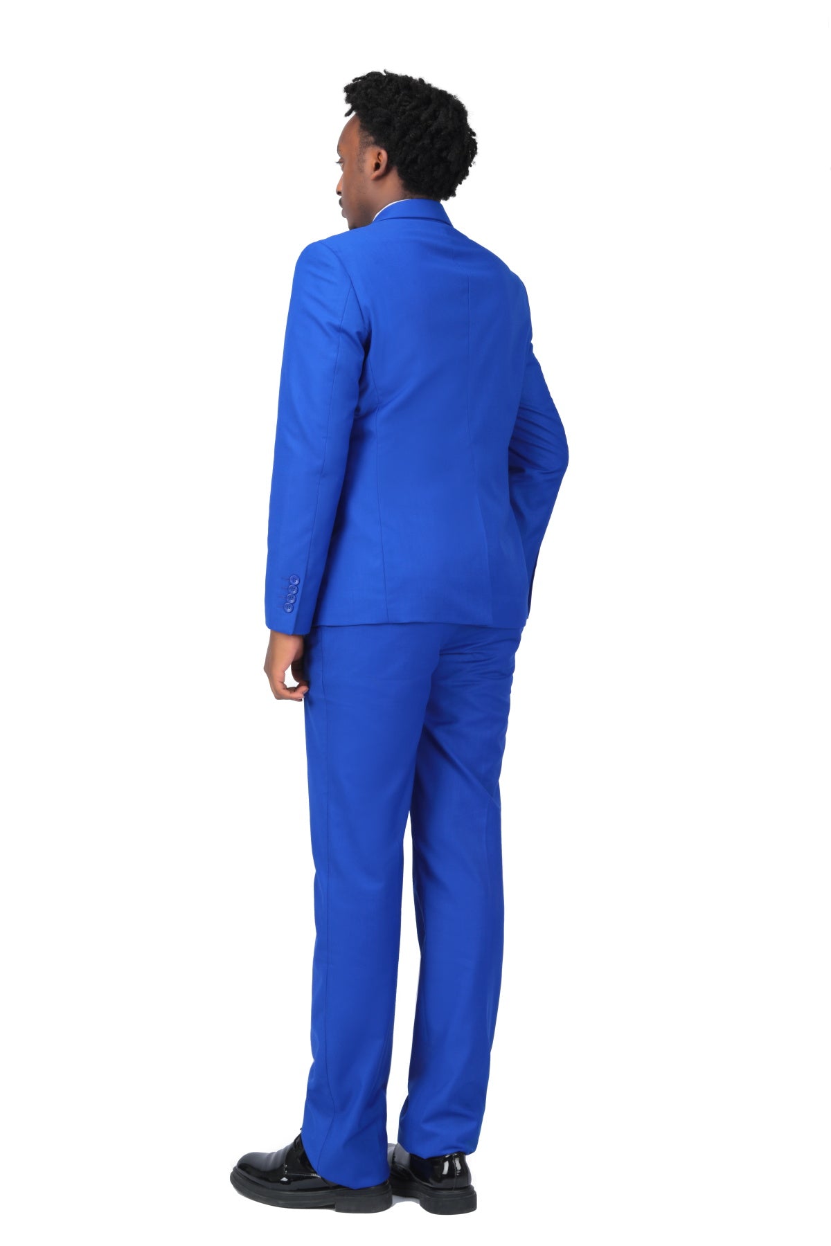 2-Piece Slim Fit Simple Designed Blue Suit