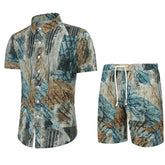 2-Piece Funny Printed Hawaii Summer Suit
