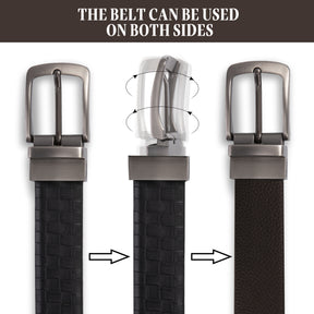 Reversible Metal Needle Buckle Belt 4 Colors
