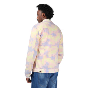 Men's Jacket Casual Lightweight Rainbow Color Prtinted Outwear Coat