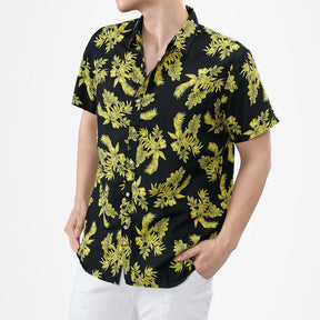 Print Black Shirt Summer Shirt