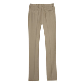 Two Piece Khaki Suit One Button Suit