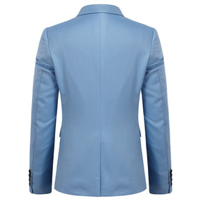 Baby Blue Stylish Blazer One Button Casual Blazer