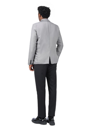 Men's Casual Suit Jacket Slim Fit Lightweight Blazer Coat Grey