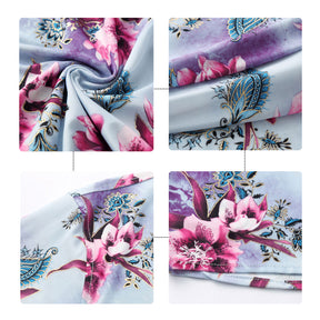 Slim Fit Floral Style Shirt Red Flower