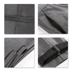 Silver Grey Suit Slim Fit 3-Piece Casual Suit