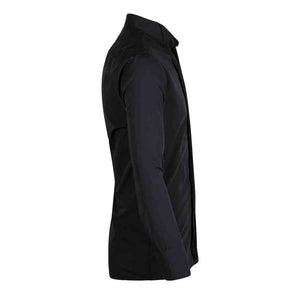 Slim Fit Dress Shirt Black with 2 bow ties