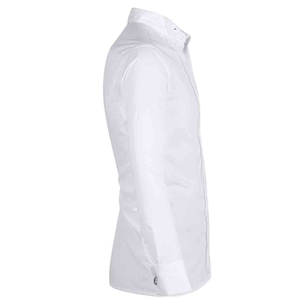 Slim Fit Dress Shirt White with 2 bow ties