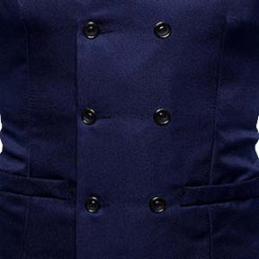 Slim Fit Durable Casual Vest Navy