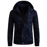 Mens Casual Hoodie Windbreaker Jackets Outdoors Coat