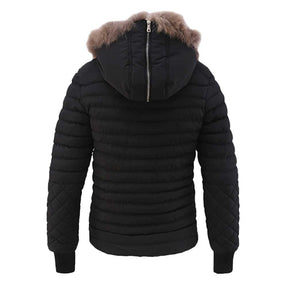 Quilted Puffer Jacket Grey