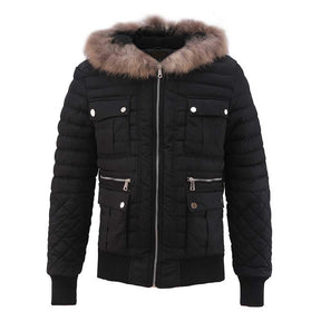Hooded Lightweight Coat Black